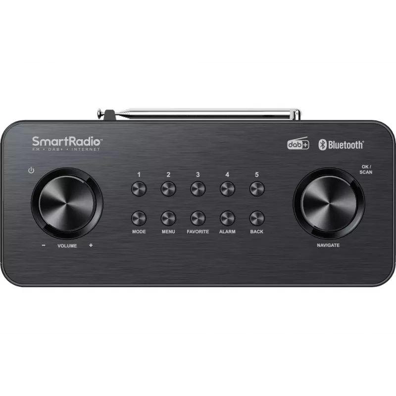 Radio por internet digital Kenwood CR-ST100S-B negra
