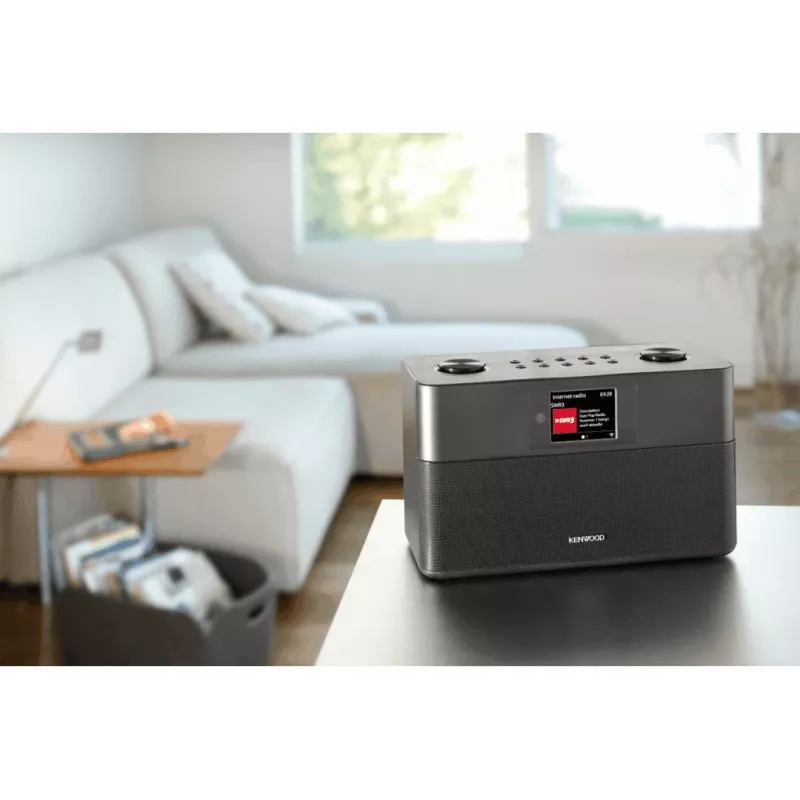 Radio por internet digital Kenwood CR-ST100S-B negra