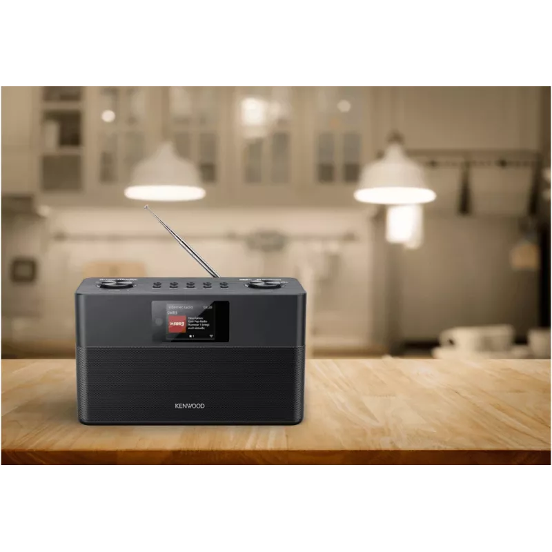 Radio por internet digital Kenwood CR-ST100S-B negra