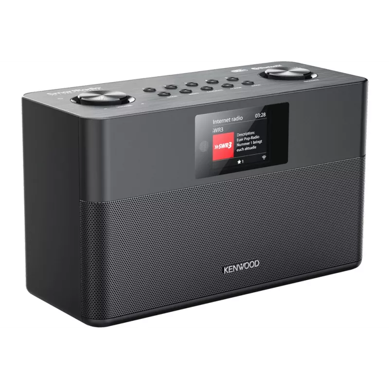 Radio por internet digital Kenwood CR-ST100S-B negra