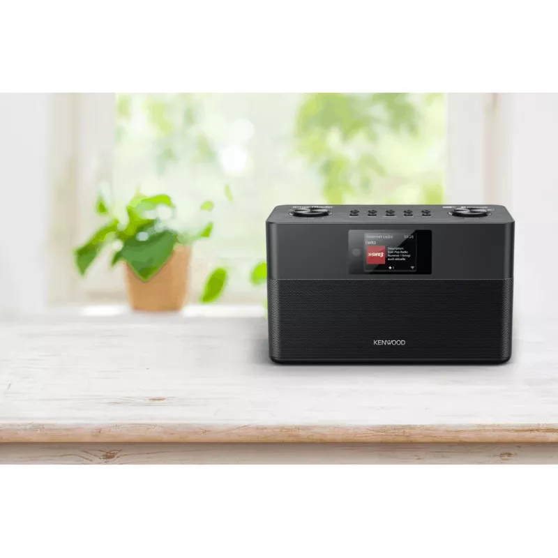 Radio por internet digital Kenwood CR-ST100S-B negra