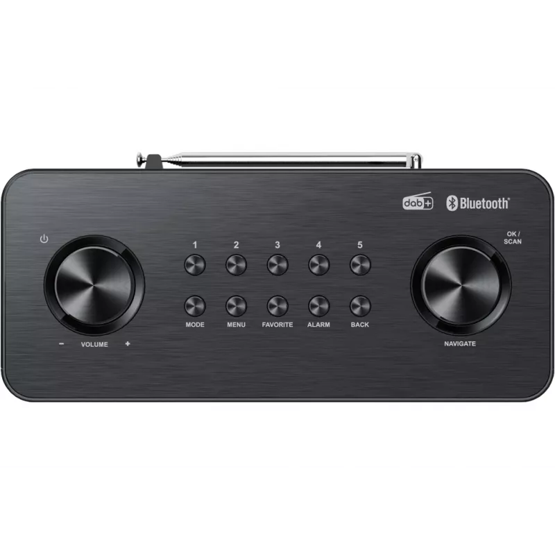 Radio personal digital Kenwood CR-ST80DAB-B negra