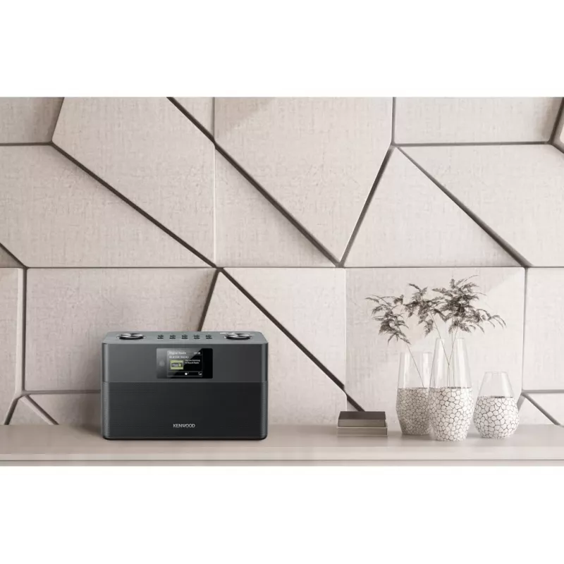 Radio personal digital Kenwood CR-ST80DAB-B negra