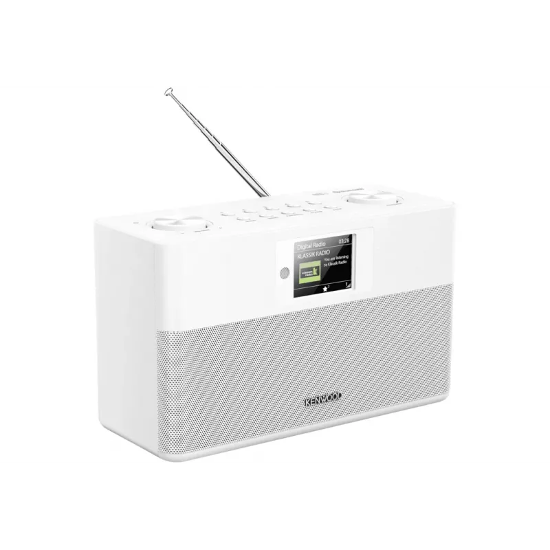 Radio personal digital Kenwood CR-ST80DAB-W blanca