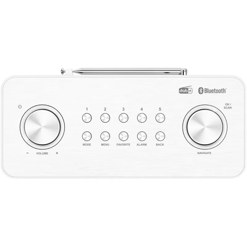 Radio personal digital Kenwood CR-ST80DAB-W blanca