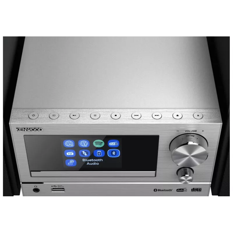 Kenwood M-7000S minicadena de audio doméstico 30 W plata