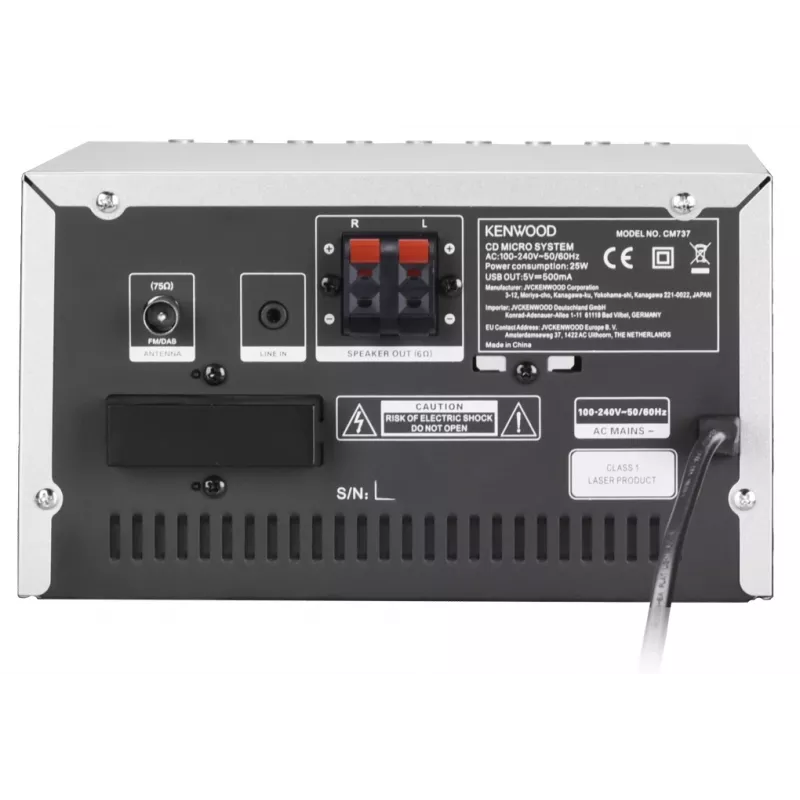 Kenwood M-7000S minicadena de audio doméstico 30 W plata