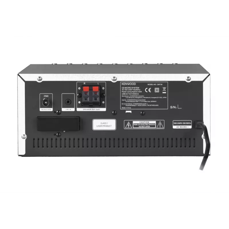 Kenwood M-9000S minicadena de audio doméstico 50 W plata