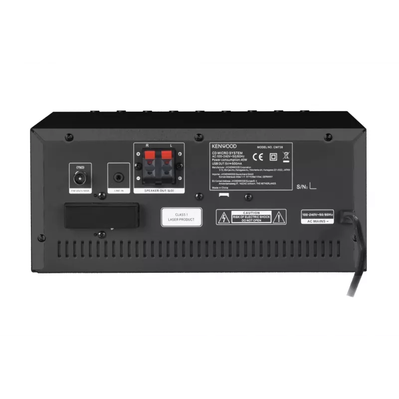 Kenwood M-9000S minicadena de audio doméstico 50 W negro