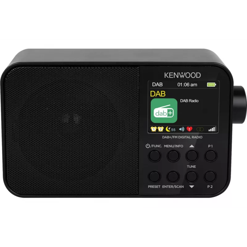 Kenwood CR-M30DAB-B radio digital portátil negro
