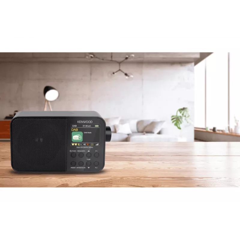 Kenwood CR-M30DAB-B radio digital portátil negro