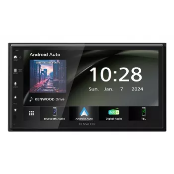 Kenwood DMX6523DABS receptor multimedia para coche negro Wi-Fi Bluetooth