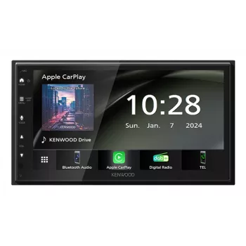Kenwood DMX6523DABS receptor multimedia para coche negro Wi-Fi Bluetooth