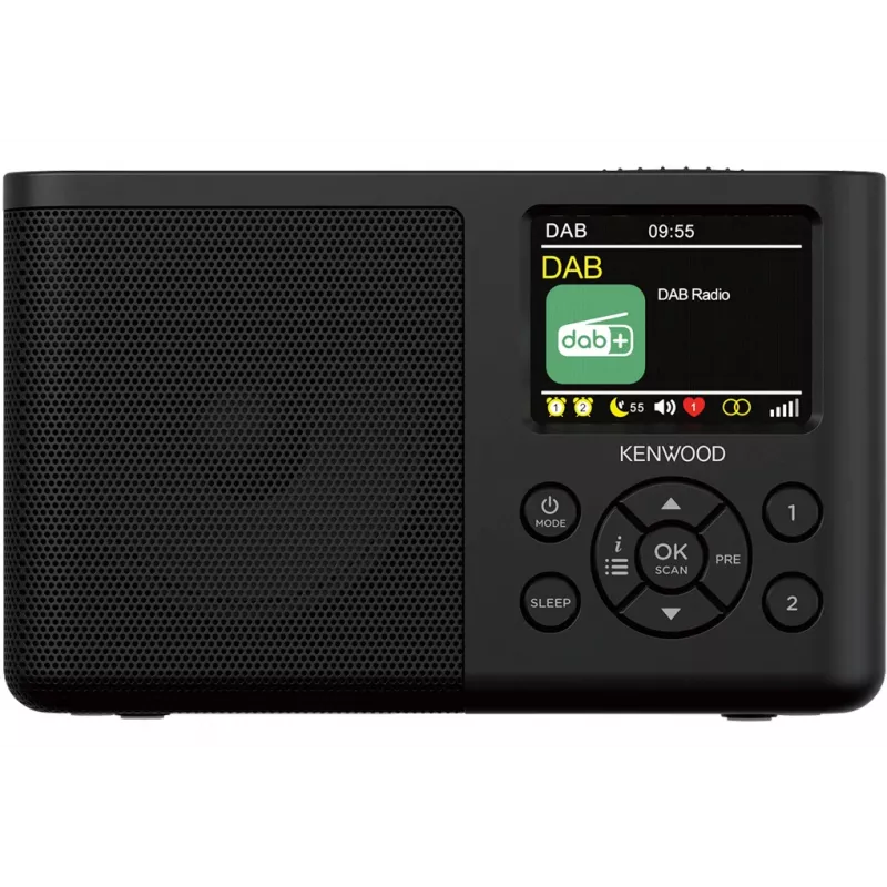 Kenwood CR-M33DAB radio digital portátil negro