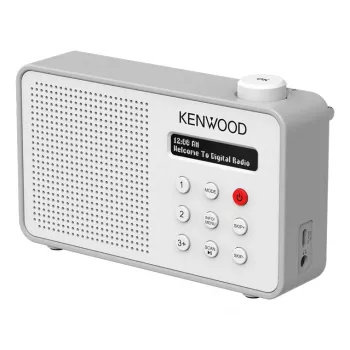 Kenwood CR-M25DAB-W radio digital portátil blanco