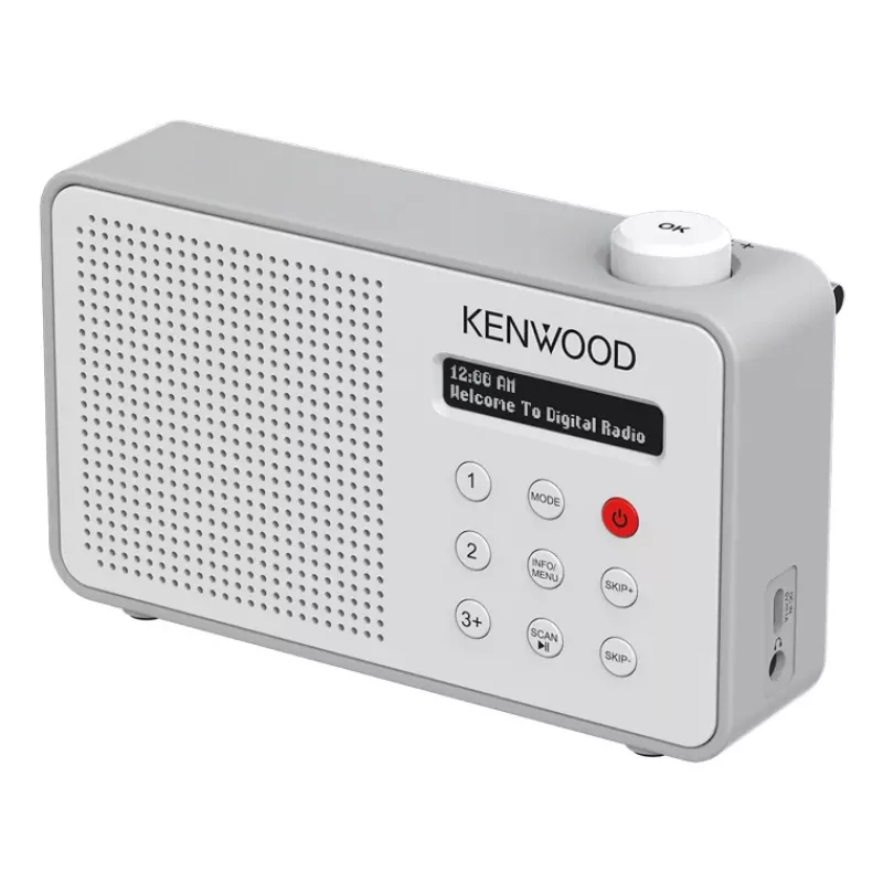 Kenwood CR-M25DAB-W radio digital portátil blanco