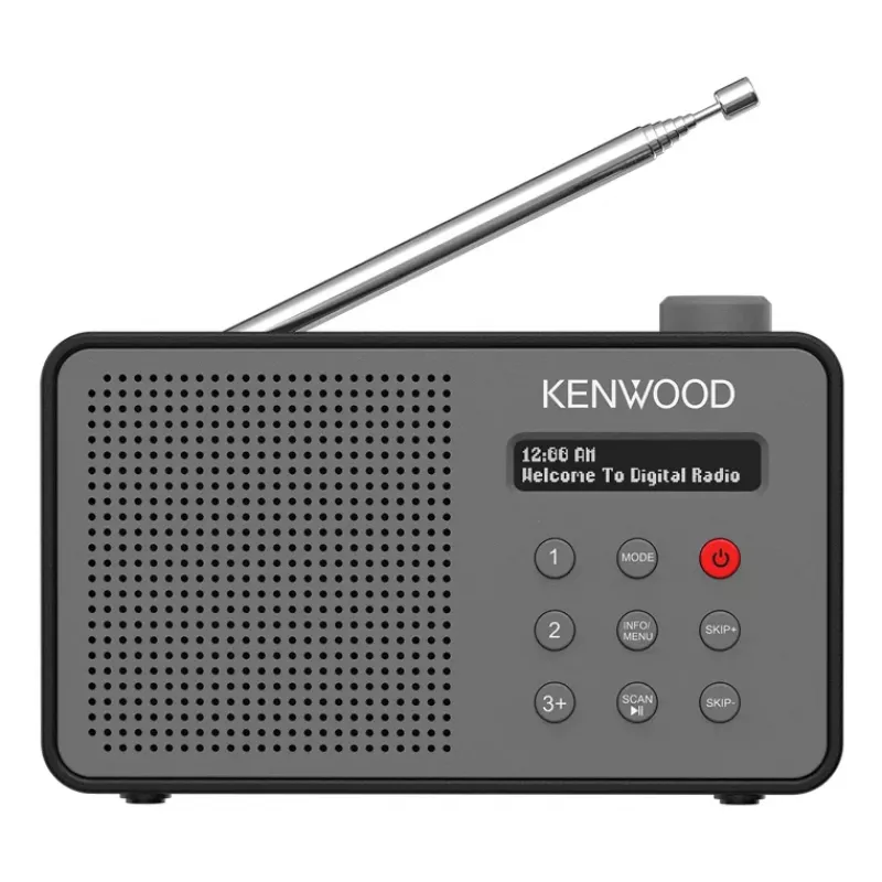 Kenwood CR-M25DAB-H radio digital portátil gris