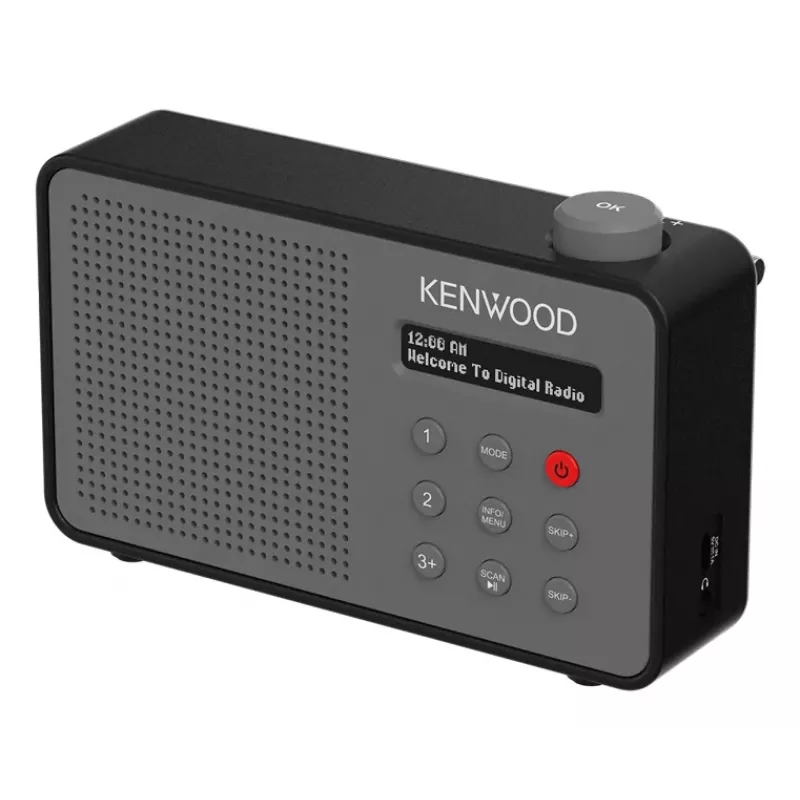 Kenwood CR-M25DAB-H radio digital portátil gris