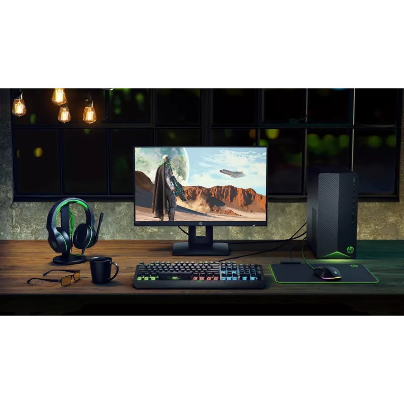 HP Pavilion Gaming teclado 800, tamaño completo (100%), con cable, USB, mecánico, negro