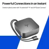 HP Thunderbolt 4 Ultra 280W G6 dock, con cable, Thunderbolt 4, 280 W, 10,100,1000,2500 Mbit/s, gris, 8K Ultra HD
