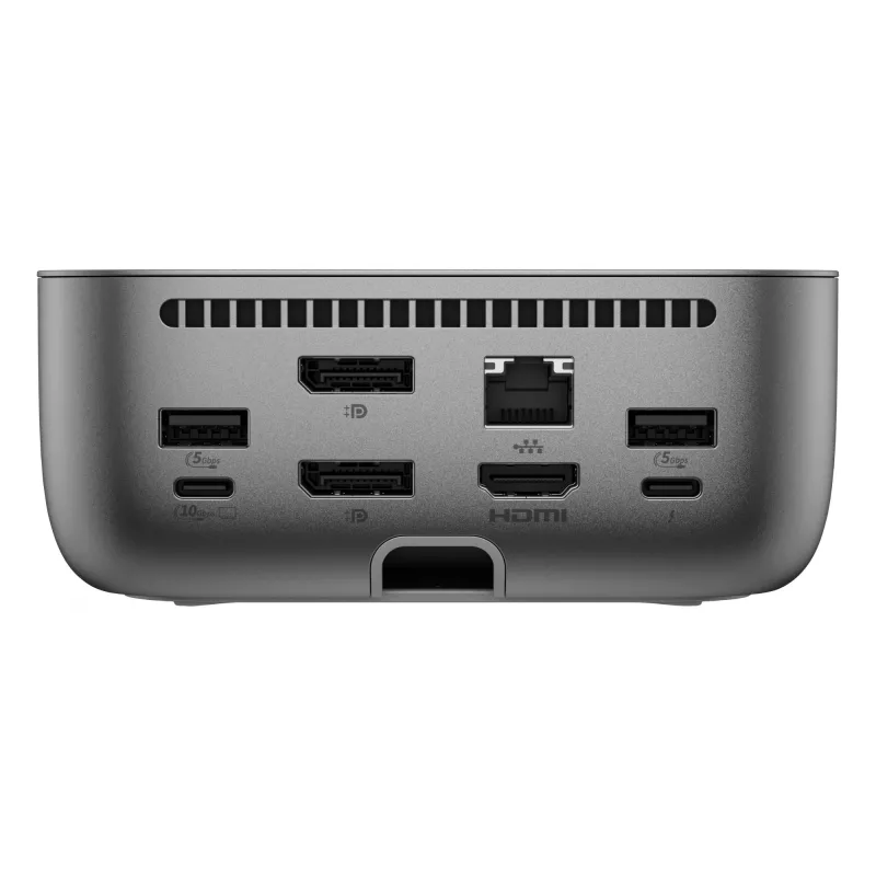 HP Thunderbolt 4 Ultra 280W G6 dock, con cable, Thunderbolt 4, 280 W, 10,100,1000,2500 Mbit/s, gris, 8K Ultra HD