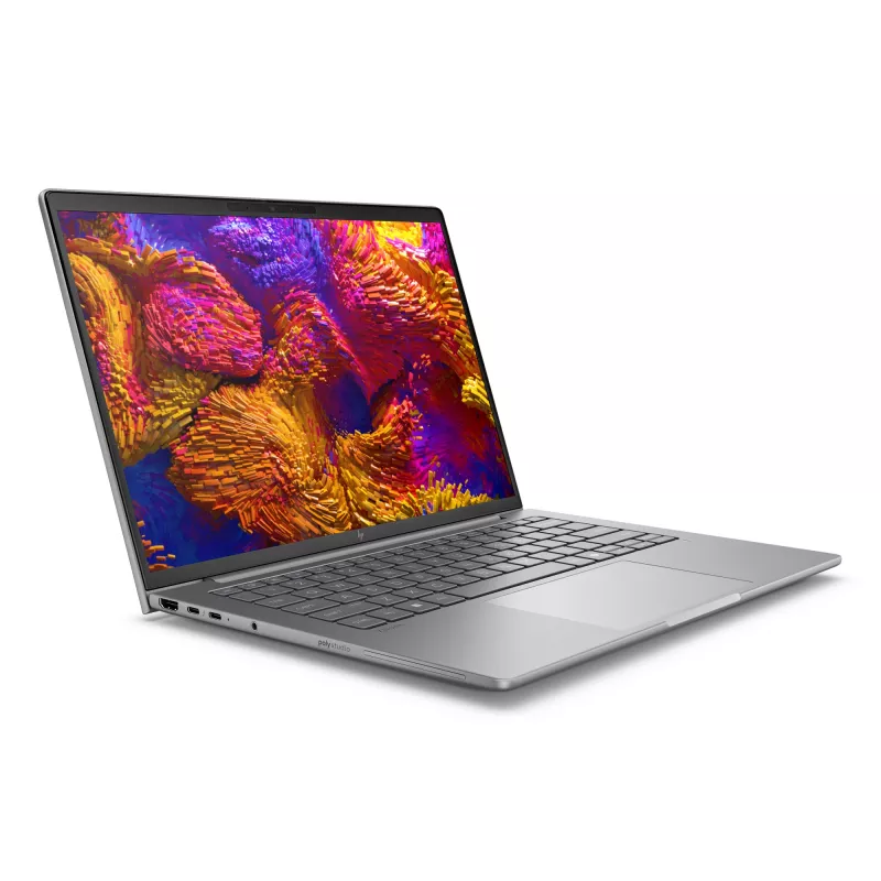 HP ZBook 8 G1ak estación de trabajo móvil PC Copilot+ PC AMD Ryzen AI 7 PRO 35,6 cm (14 inch) WUXGA 32 GB DDR5-SDRAM 512 GB SSD Wi-Fi 7 (802.11be) Windows 11 Pro AI Workstation, AI PC plata