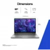 HP ZBook 8 G1i estación de trabajo móvil de 16 pulgadas, Intel Core Ultra 7 255H, 32GB, 1TB SSD, NVIDIA RTX 500 Ada 4GB, Windows 11 Pro