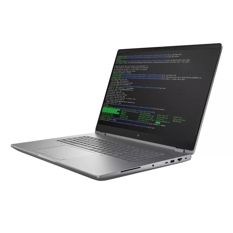 HP ZBook Fury G1i estación de trabajo móvil Intel Core Ultra 9 285HX 45,7 cm (18 inch) WQXGA 64 GB DDR5-SDRAM 2 TB SSD NVIDIA RTX PRO 2000 Blackwell Wi-Fi 7 (802.11be) Windows 11 Pro AI Workstation, AI PC plata