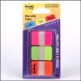 3M 686-PGO pestañas índice Pestañas índice en blanco Verde, Naranja, Rosa