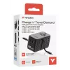 Verbatim Charge 'n' Travel 70W 2C adaptador de viaje universal retráctil Negro