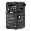 Verbatim Charge 'n' Travel 70W 2C adaptador de viaje universal retráctil Negro