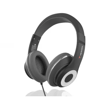 Verbatim TruSound auriculares USB-C, con cable, música/uso diario, 20 - 20000 Hz, 200,9 g, auriculares, Negro