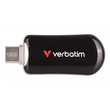 Verbatim Plectra USB-C Flash Drive negro 128GB, 128 GB, USB Type-C, 3.2 Gen 1 (3.1 Gen 1), 100 MB/s, sin tapa, negro