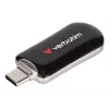 Verbatim Plectra USB-C Flash Drive negro 128GB, 128 GB, USB Type-C, 3.2 Gen 1 (3.1 Gen 1), 100 MB/s, sin tapa, negro