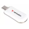 Verbatim Plectra memoria flash USB-C Blanca 128 GB, 128 GB, USB Type-C, 3.2 Gen 1 (3.1 Gen 1), 100 MB/s, sin tapa, Blanco