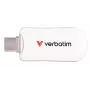 Verbatim Plectra USB-C Flash Drive blanco 256GB, 256 GB, USB Type-C, 3.2 Gen 1 (3.1 Gen 1), 100 MB/s, sin tapa, blanco