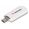 Verbatim Plectra USB-C Flash Drive blanco 256GB, 256 GB, USB Type-C, 3.2 Gen 1 (3.1 Gen 1), 100 MB/s, sin tapa, blanco
