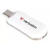 Verbatim Plectra USB-C Flash Drive blanco 256GB, 256 GB, USB Type-C, 3.2 Gen 1 (3.1 Gen 1), 100 MB/s, sin tapa, blanco