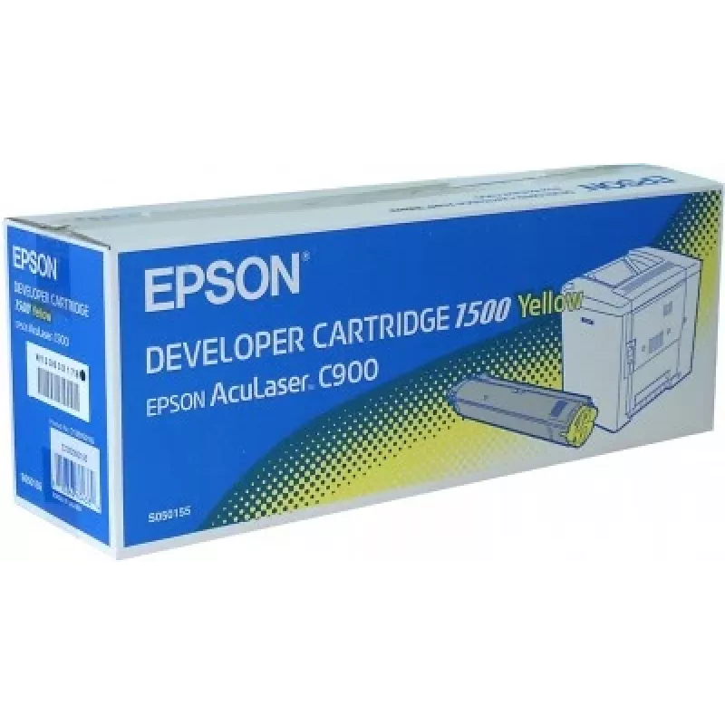 Epson AL-C900 cartucho de revelador Amarillo 1,5k, 1500 páginas, Amarillo, 1 unidad