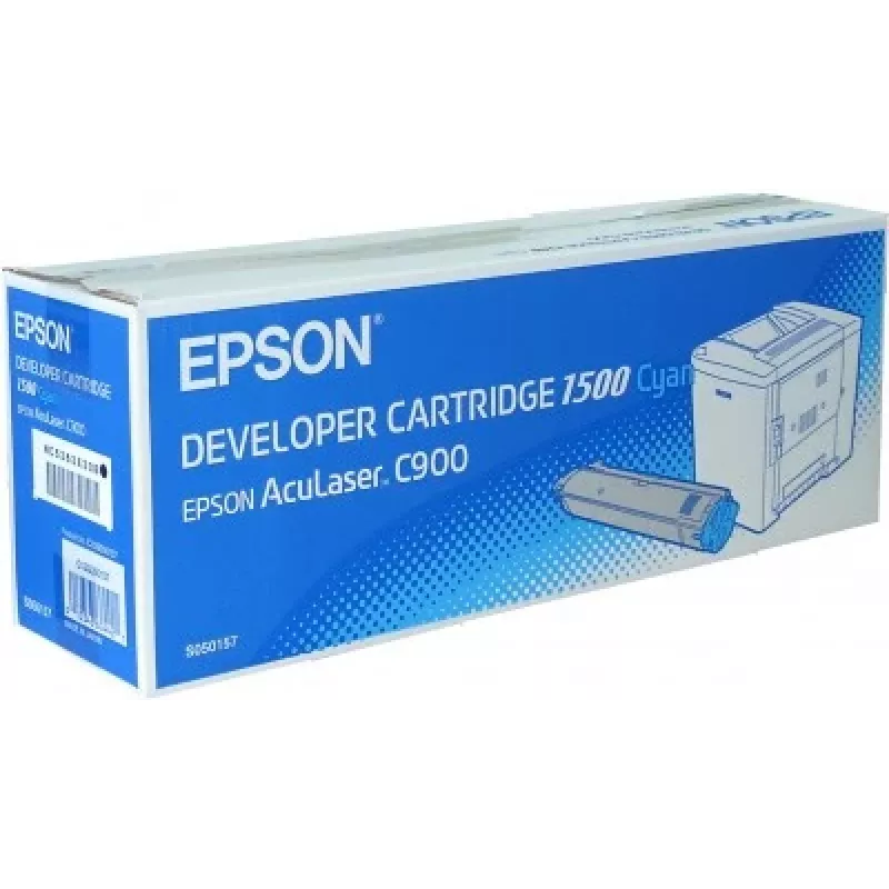 Epson AL-C900 cartucho de revelador Cian 1,5k, 1500 páginas, Cian, 1 ud.