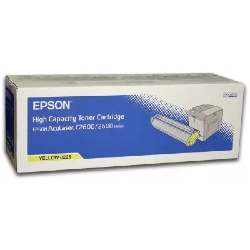 Epson AL-C2600 cartucho de tóner Amarillo 5k, 5000 páginas, Amarillo, 1 ud.