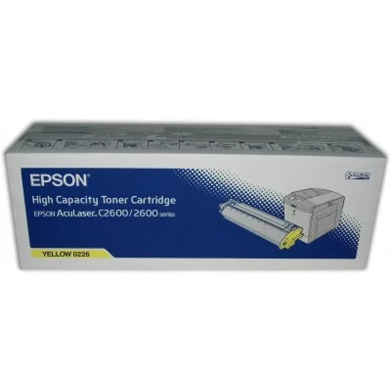 Epson AL-C2600 cartucho de tóner Amarillo 5k, 5000 páginas, Amarillo, 1 ud.
