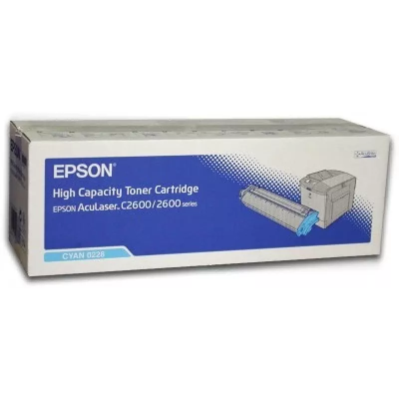 Epson AL-C2600 cartucho de tóner Cian 5k, 5000 páginas, Cian, 1 unidad