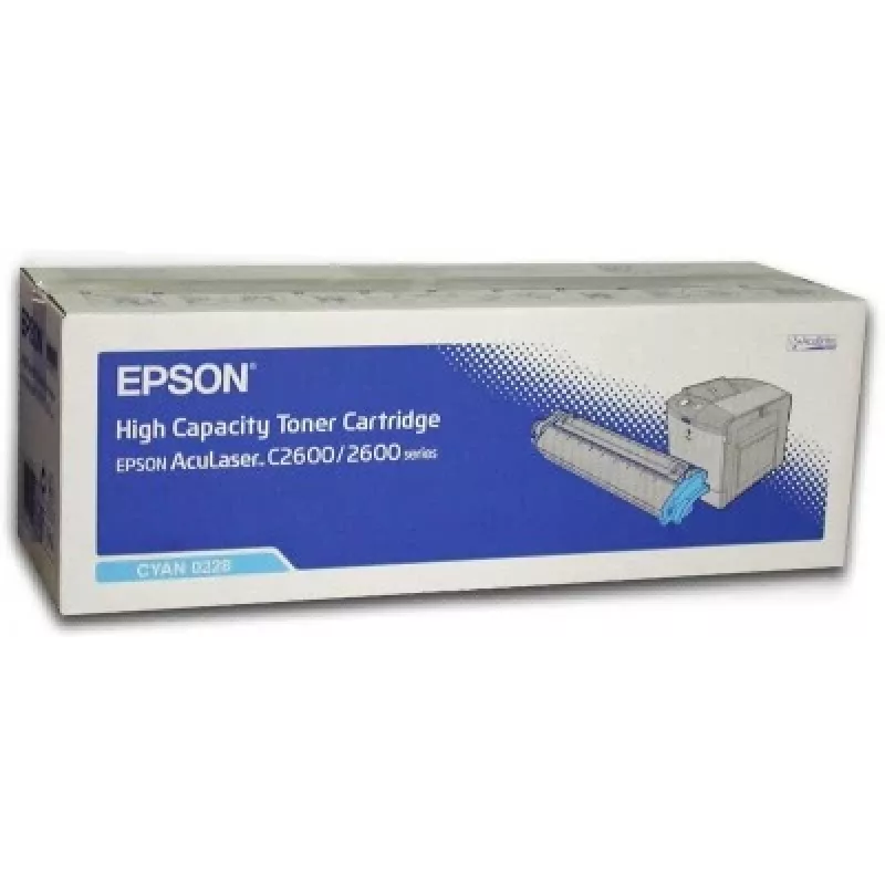 Epson AL-C2600 cartucho de tóner Cian 5k, 5000 páginas, Cian, 1 unidad