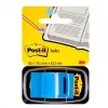 Etiqueta autoadhesiva 3M I680-2 rectangular removible azul 50 uds.