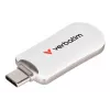 Memoria USB-C Verbatim Plectra blanca 512GB, 512 GB, USB Type-C, 3.2 Gen 1 (3.1 Gen 1), 100 MB/s, sin tapa, blanca