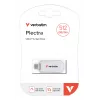 Memoria USB-C Verbatim Plectra blanca 512GB, 512 GB, USB Type-C, 3.2 Gen 1 (3.1 Gen 1), 100 MB/s, sin tapa, blanca