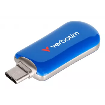 Memoria USB-C Verbatim Plectra azul 64GB