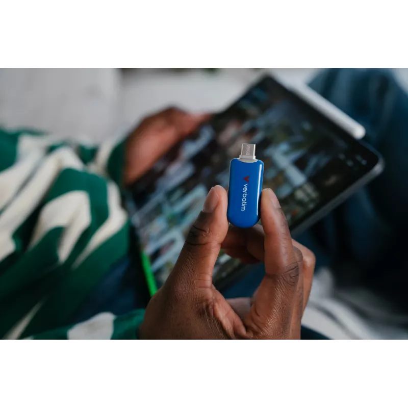 Memoria USB-C Verbatim Plectra azul 64GB