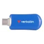 Memoria USB-C Verbatim Plectra azul 128GB, 128 GB, USB Type-C, 3.2 Gen 1 (3.1 Gen 1), 100 MB/s, sin tapa, azul